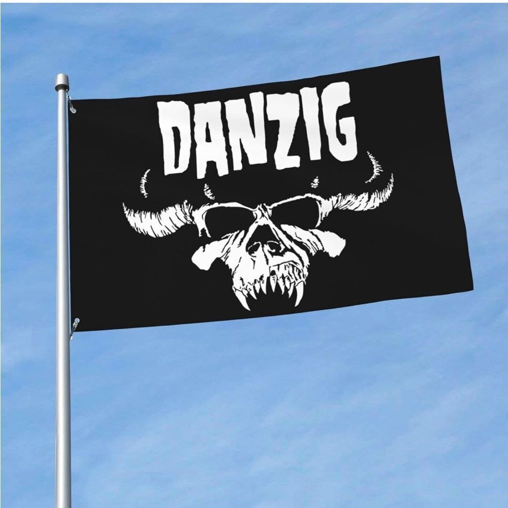 NWT Danzig Band Flag Home Yard / Garden Flags Single sided printing 3x5 Feet